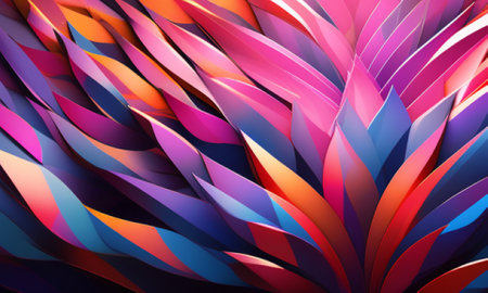 Abstract colorful background. 3d rendering,  3d illustration.の素材
