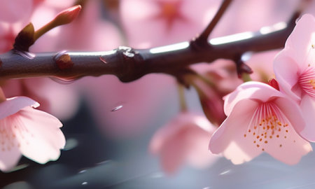 cherry blossom in spring, sakura, cherry blossomの素材