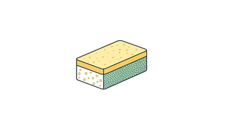 Sponge icon. Vector illustration. Isolated on white background.