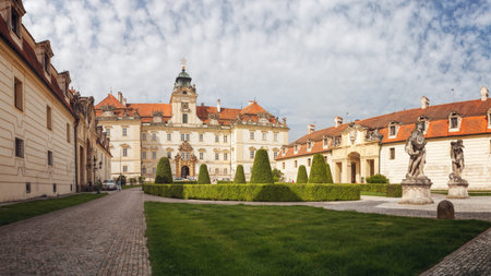 Valtice, Czech Republic - May 5th, 2014: Baroque Castle in Valtice, Moravia, Czech Republic; 123RF:...