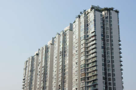 Exterior view of an apartmentのeditorial素材