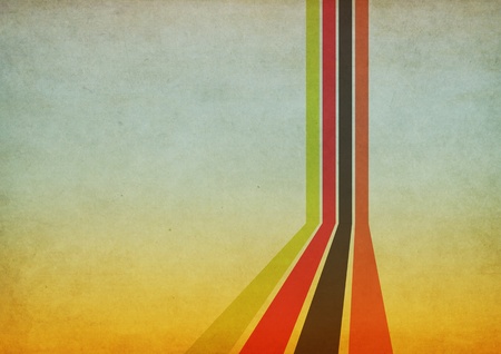 Retro background with linesの写真素材