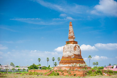 Ancient Building of Ayutthaya, Thailandの写真素材