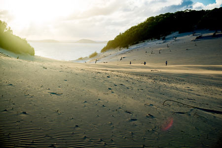 Carlo Sandblow in Rainbow Beach, Queensland. Australia is a continent located in the south part of the earth.の写真素材