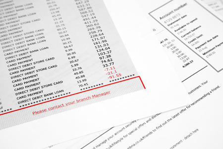 Bank and credit card statement