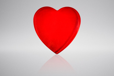 Red love heartの写真素材