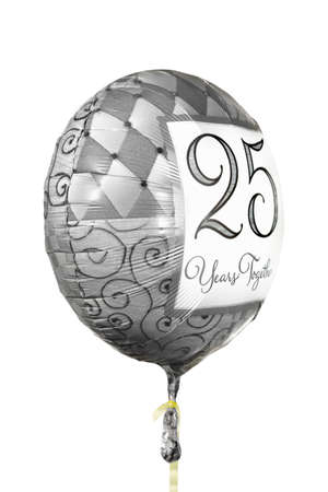 25 years wedding anniversary balloonの写真素材