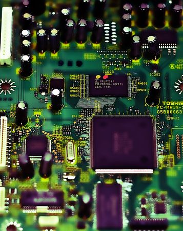 Stylized Circuit Board