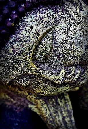 Sleeping statue of Buddhaの写真素材