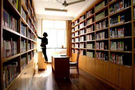 Interior of library