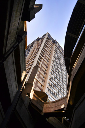 looking up at a buildingのeditorial素材