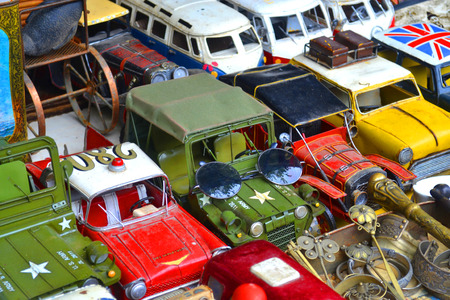 close up of toys at shop
