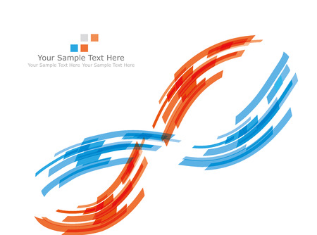 Dynamic, linear, blocksのイラスト素材