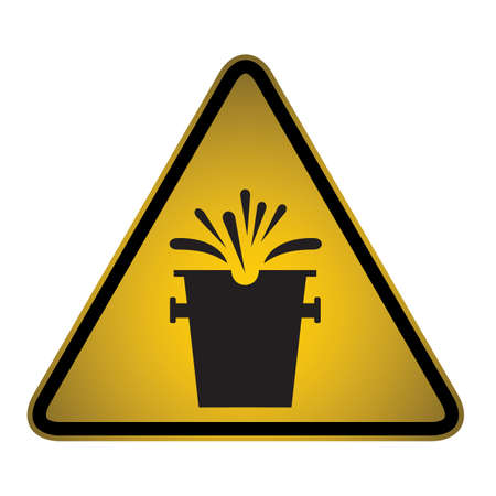 hazard signs for your design, websiteのイラスト素材