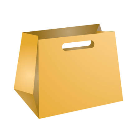 paper bag graphicのイラスト素材