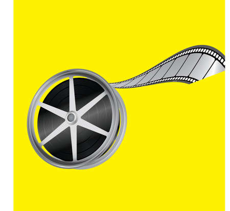 film reel graphicのイラスト素材