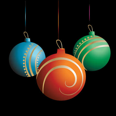christmas ball backgroundのイラスト素材