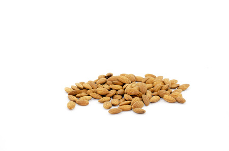 An assortment of almonds spread の写真素材