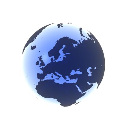 Soft Blue Europeの写真素材