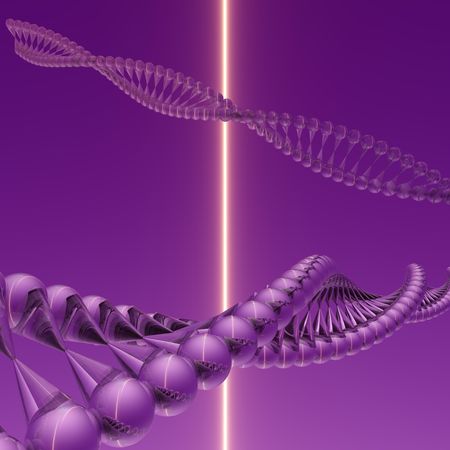DNA Vの写真素材