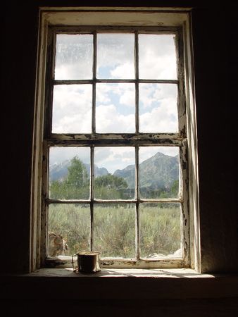 Windows with Tin Cupの写真素材