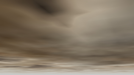 A 3D illustration of a cloudy sky.の写真素材