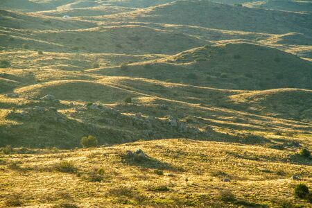 Sunrise over the wilderness landscape of Arizona in the Aqua Fria National Monument.