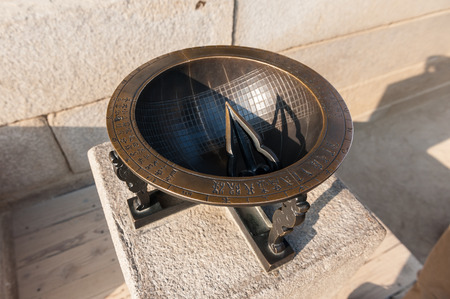 The sundial of Gyeongbokgung Palace in Seoul, South Korea 