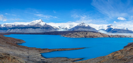 the famous upsala glacier in Patagonia, Argentina.の写真素材