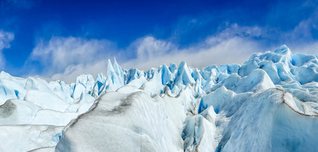 The Perito Moreno Glacier in the Los Glaciares National Park, Patagonia, Argentina.の写真素材