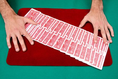 Dealing the cards in a unconventional wayのeditorial素材
