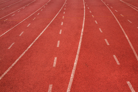 rubber running trackの写真素材
