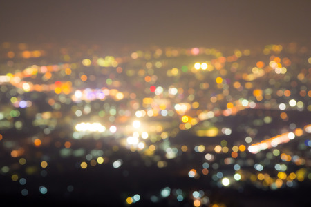 Blurred lightsの写真素材
