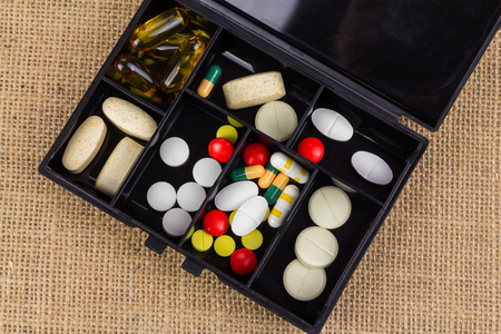 Assorted pillsの写真素材