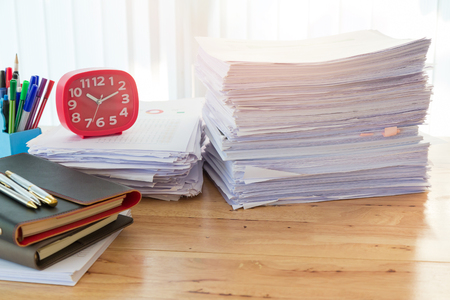 Business concept of office working, business backgroundの写真素材