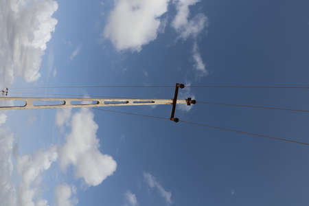 High voltage tower.の写真素材