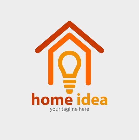 Vector abstract, home idea symbol.のイラスト素材