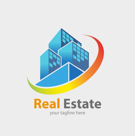 Vector abstract, Real estate concept symbol.のイラスト素材