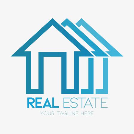 Vector abstract, real estate symbolのイラスト素材