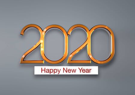 Modified the number 2020, as a symbol of the new year.