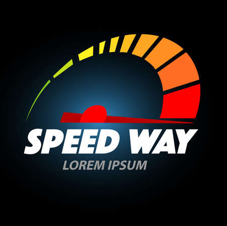 Vector abstract, Speed way symbolのイラスト素材