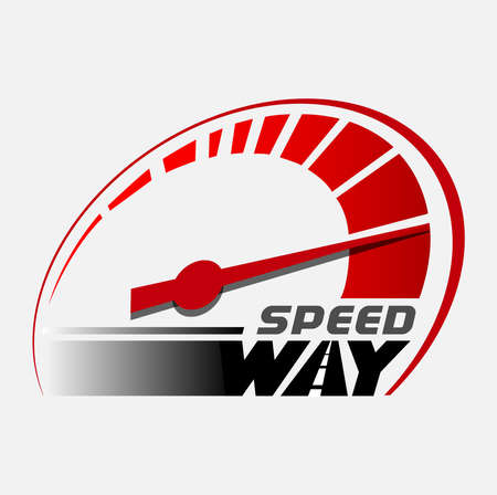 Vector abstract, speed way symbolのイラスト素材