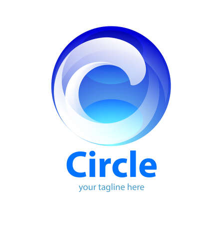 Vector abstract, modification letter C as a symbol or logoのイラスト素材