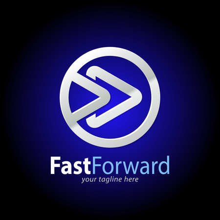 Vector abstract fast forward symbol.のイラスト素材
