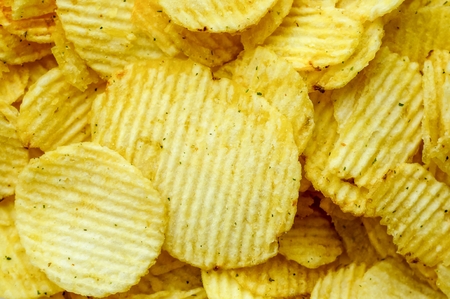 potato chipの写真素材