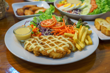 fish steakの写真素材