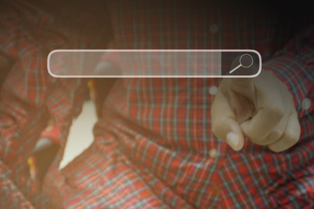 Women use smartphones to find what they are interested in. Searching information data.