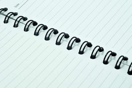 The clip on the center of memo noteの写真素材