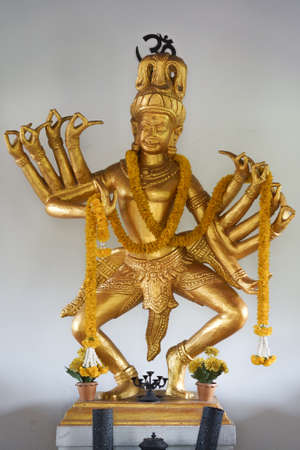 The god of brahmin have many hand on dance actionの写真素材