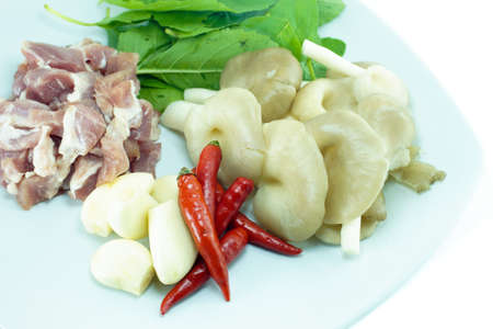 The ingredient before cooking Thai foodの写真素材